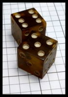 Dice : Dice - 6D Pipped - Green Bakelite .75 - Ebay Feb 2016